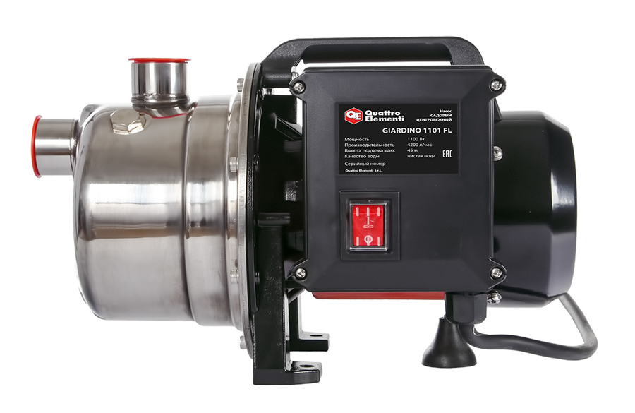 QUATTRO ELEMENTI Giardino 1001 Inox садовый насос