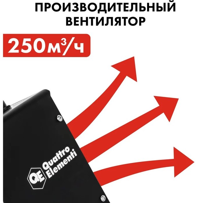 QUATTRO ELEMENTI QE-3000Q КУБ электрическая тепловая пушка
