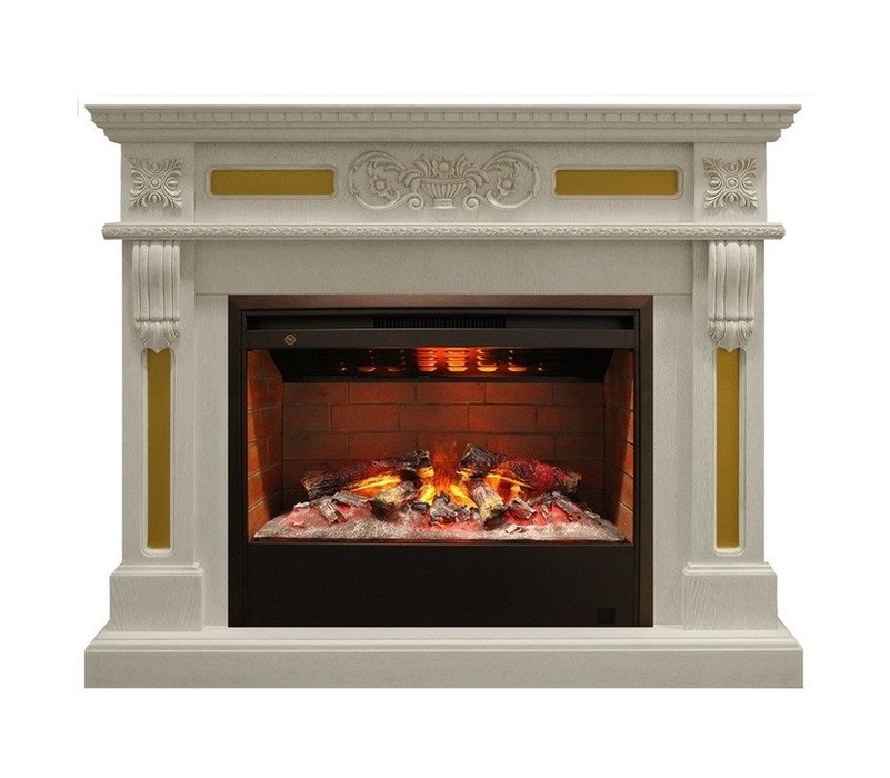 Real-Flame 3D HELIOS 26 стальной широкий очаг
