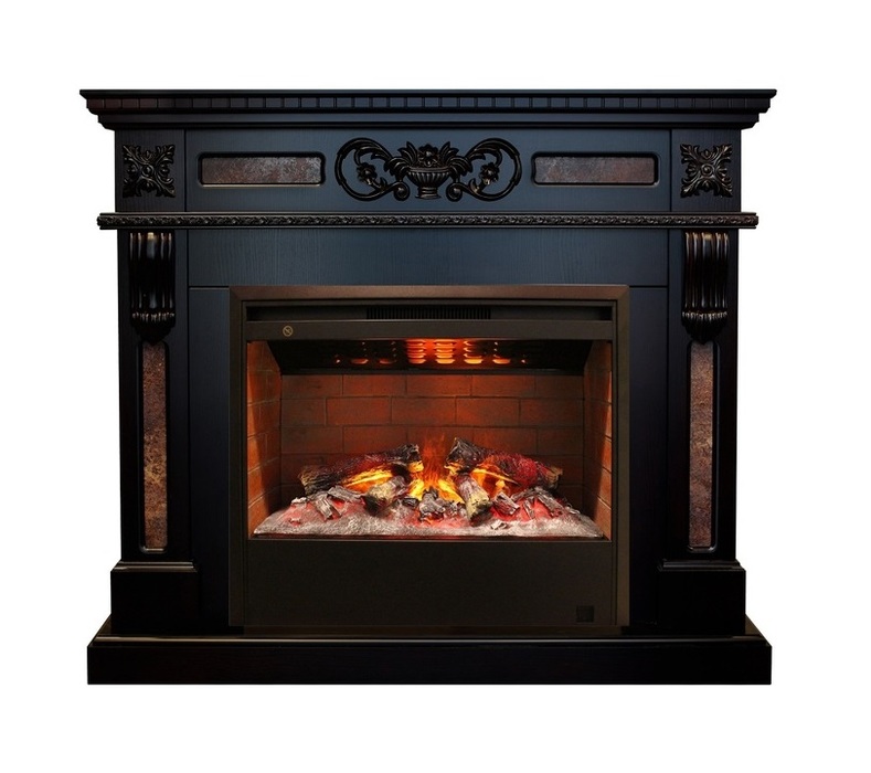 Real-Flame 3D HELIOS 26 стальной широкий очаг