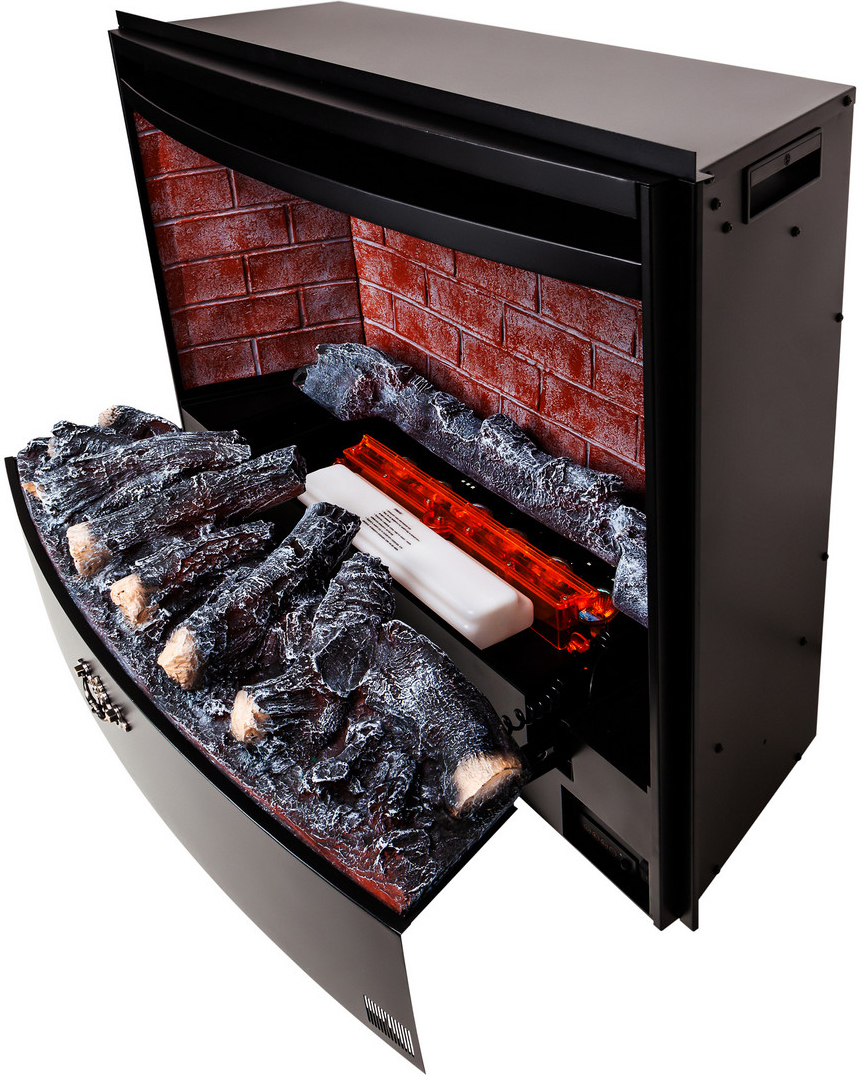 Real-Flame Barcelona 26/33 AO с очагом 3D Firestar 33 электрокамин с широким очагом 3D