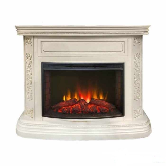 Real-Flame Bella 25 с очагом Evrika 25,5 LED шпонированный МДФ небольшой электрокамин