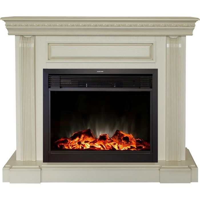 Real-Flame Bogema 26 WT с очагом Moonblaze Lux Bl/Br электрокамин с широким очагом 2D