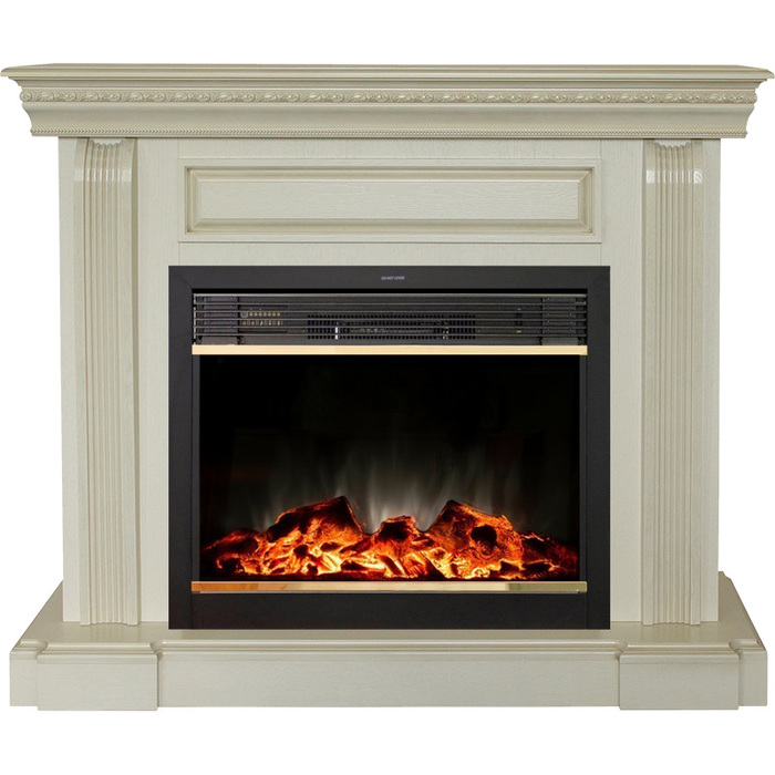 Real-Flame Bogema 26 WT с очагом Moonblaze Lux Bl/Br электрокамин с широким очагом 2D