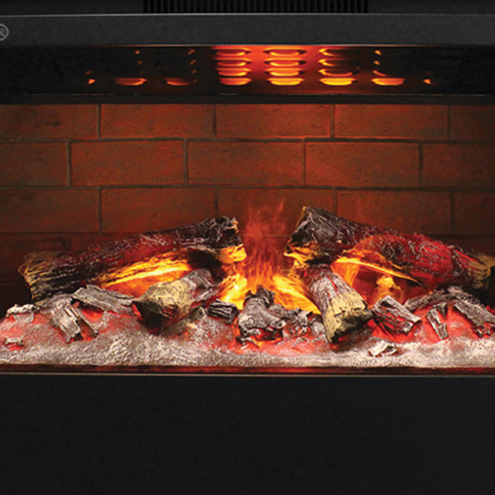 Real-Flame Corsica Lux 26 WT с очагом 3D Helios 26 электрокамин с широким очагом 3D