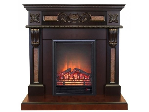 Real-Flame Corsica STD/EUG AO с очагом Eugene электрокамин с классическим очагом 2D