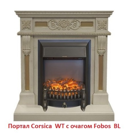 Real-Flame Corsica STD/EUG WT портал для камина