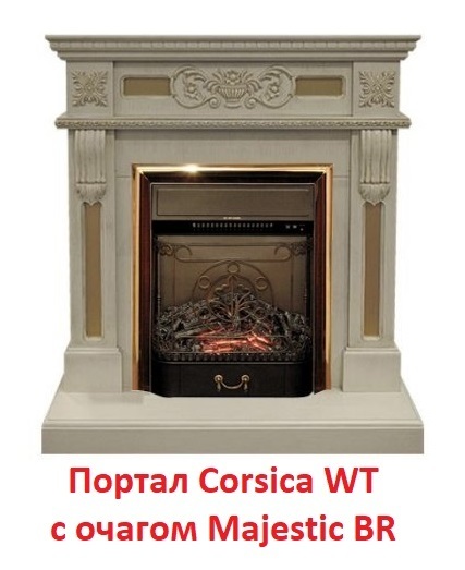 Real-Flame Corsica STD/EUG WT портал для камина
