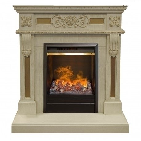 Real-Flame Corsica STD/EUG WT с очагом 3D Olympic практичный пылающий камин
