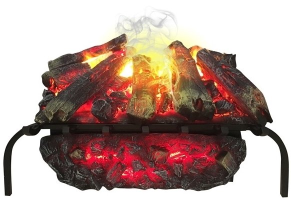 Real-Flame Country 26 AO с очагом 3D Silva log+Brick вставка 26 стильный дизайн самобытный электрокамин