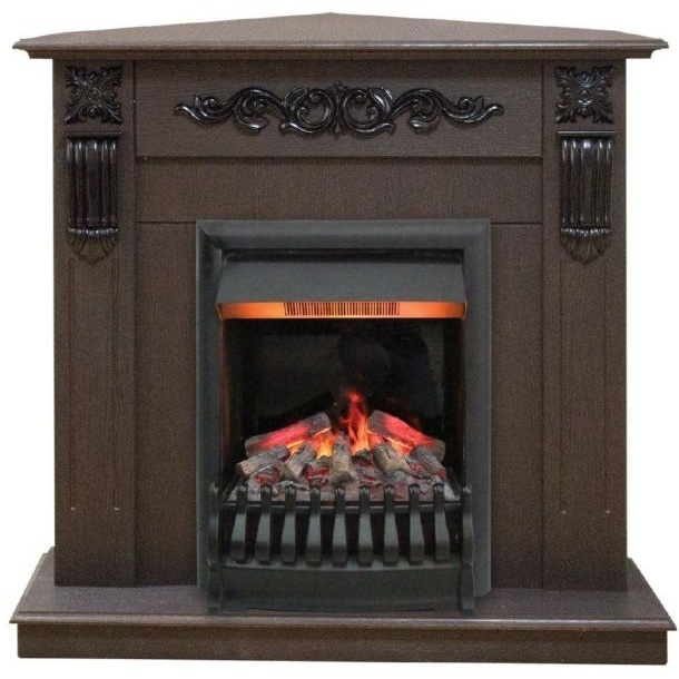 Real-Flame Dominica Corner STD/EUG DN с очагом 3D Oregan электрокамин с классическим очагом 3D