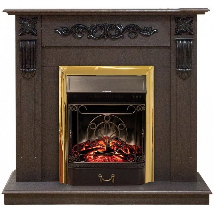 Real-Flame Dominica STD/EUG DN с очагом Fobos s Lux BL/BR, Majestic s Lux BL/BR камин в квартиру электрический