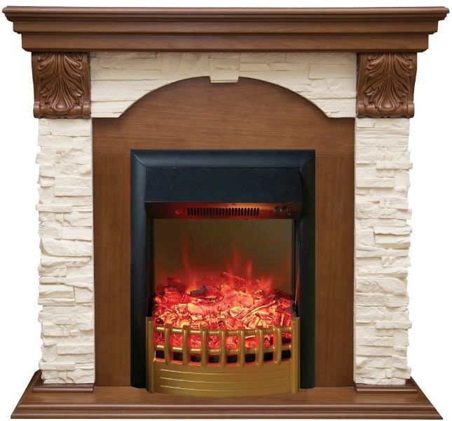 Real-Flame Dublin LUX STD/EUG AO с очагом Rimini электрический камин для современного частного дома