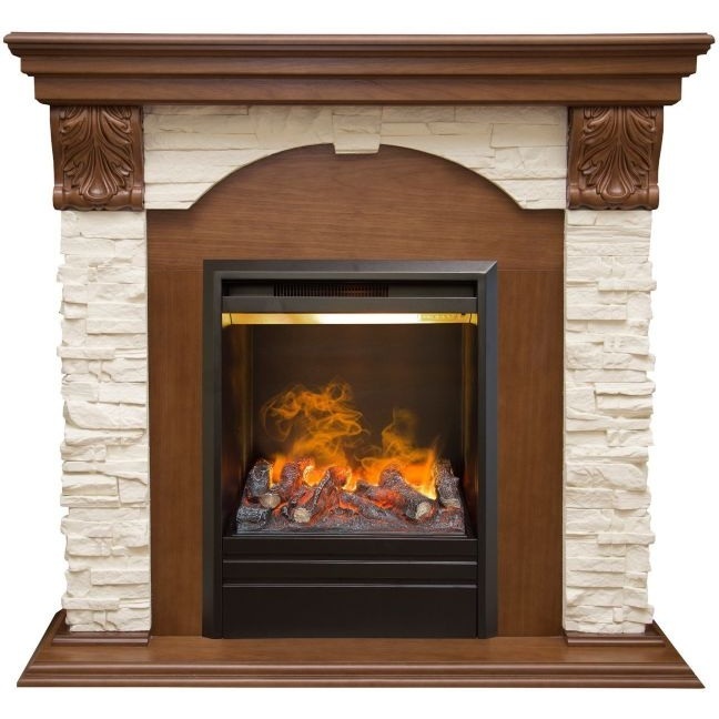 Real-Flame Dublin LUX STD/EUG AO с очагом 3D Olympic электрокамин 3D с паром