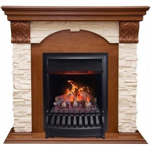 Real-Flame Dublin LUX STD/EUG AO с очагом 3D Oregan электрокамин с классическим очагом 3D