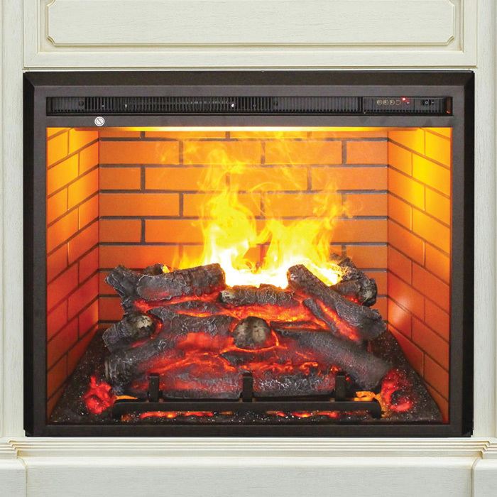 Real-Flame Ekaterina 26 WT с очагом 3D Leeds 26 пристенный электрокамин