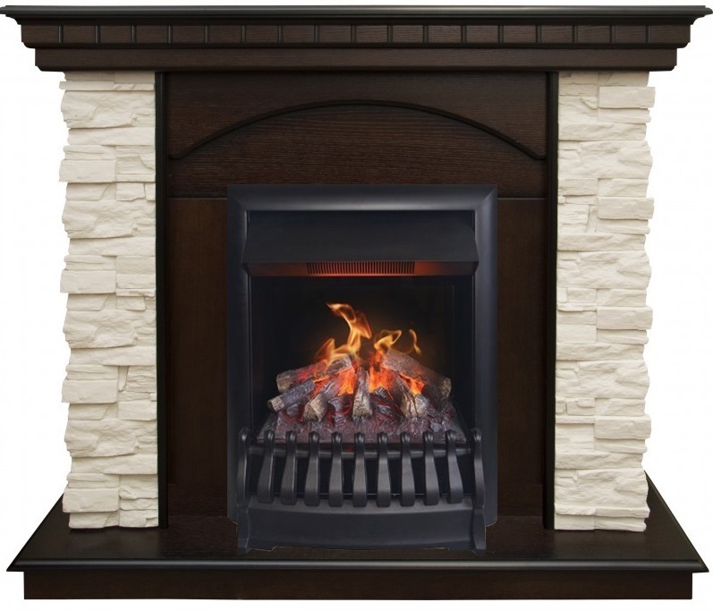 Real-Flame Elford Corner STD/EUG/ с очагом 3D Oregan со звуком компактный электрокамин