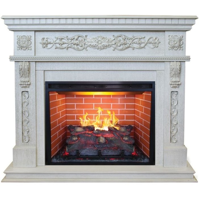Real-Flame Estella 25,5/26 WT с очагом 3D Leeds 26 эстетичный 3D электрокамин с увлажнением воздуха