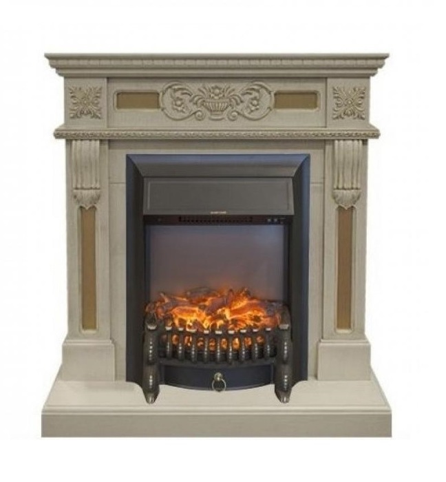 Real-Flame Fobos Lux из стали электрический очаг