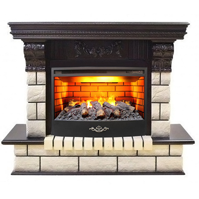 Real-Flame Gracia 24/25,5 AO 3D Firestar 25,5 электрокамин с широким очагом 3D