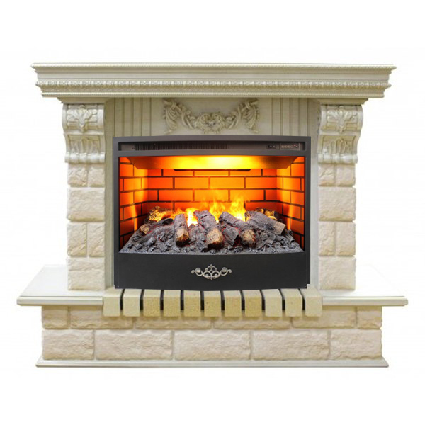 Real-Flame Gracia 24/25,5 WT 3D Firestar 25,5 электрокамин с широким очагом 3D