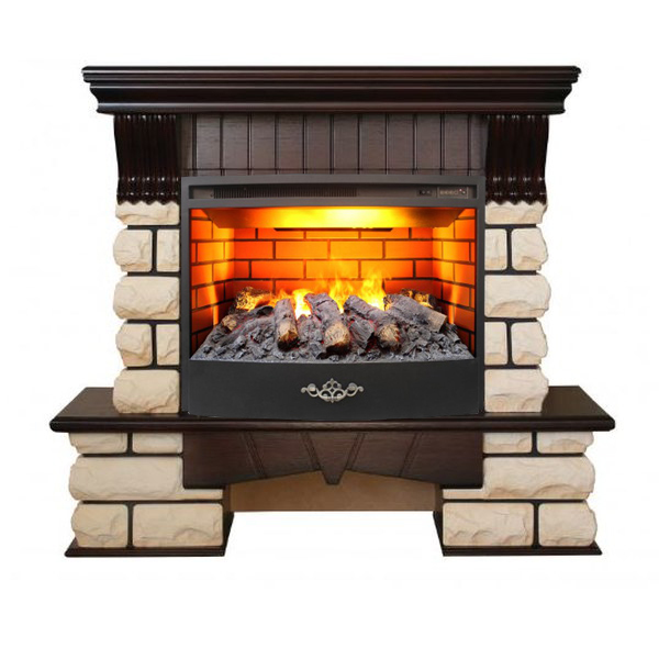 Real-Flame Kavkaz 24/25,5 AO 3D Firestar 25,5 электрокамин с широким очагом 3D