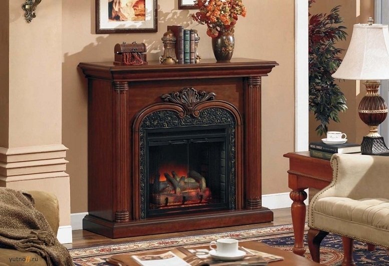 Real-Flame Leeds 23 DDW зактрытый многофункциональный электрический очаг