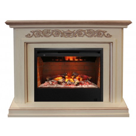 Real-Flame Leticia 26 WT с очагом 3D Helios 26 элитный бесшумный электрокамин