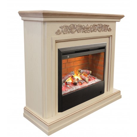 Real-Flame Leticia 26 WT с очагом 3D Helios 26 элитный бесшумный электрокамин