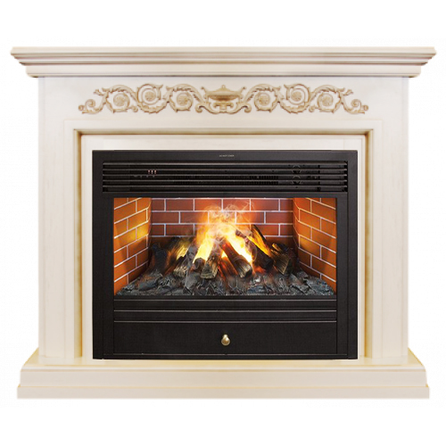 Real-Flame Leticia 26 WT с очагом 3D Novara эргономичный керамический электрокамин