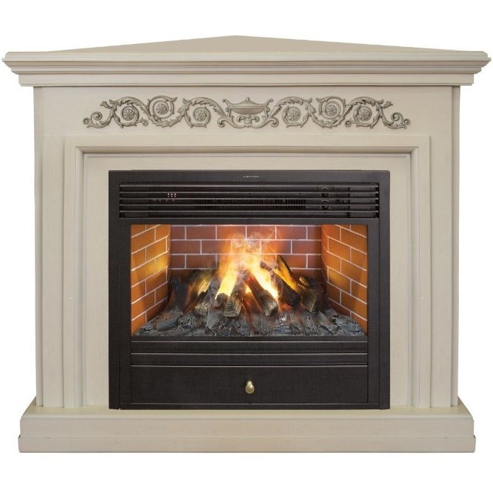 Real-Flame Leticia Corner 26 WT с очагом 3D Novara с увлажнением камин угловой электрический с эффектом пламени 3D