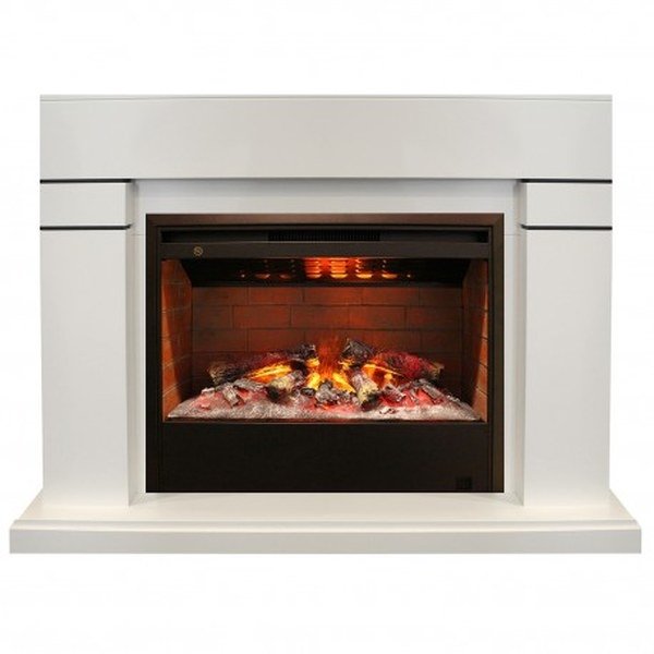 Real-Flame Lindelse 26 WT с очагом 3D Helios 26 с увлажнителем прямоугольный электрический камин