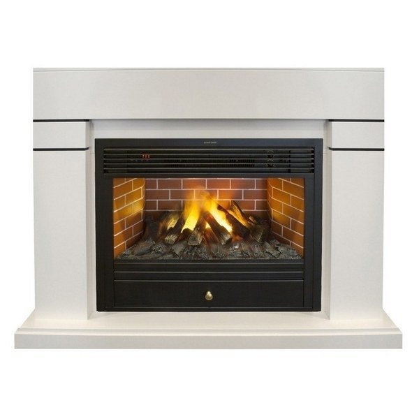 Real-Flame Lindelse 26 WT с очагом 3D Novara без дымохода камин с паром