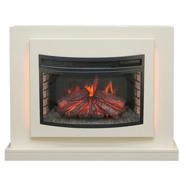 Real-Flame Lucca 25 WT с очагом Firefield 25 S IR пылающий инфракрасный камин