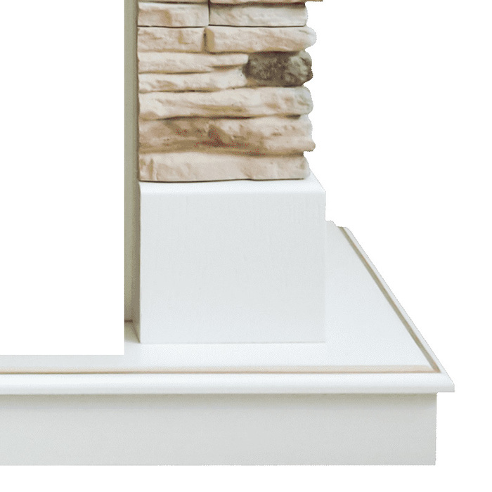 Real-Flame Marseille Luxe 24 с очагом Irvine 24 электрокамин с широким очагом 2D