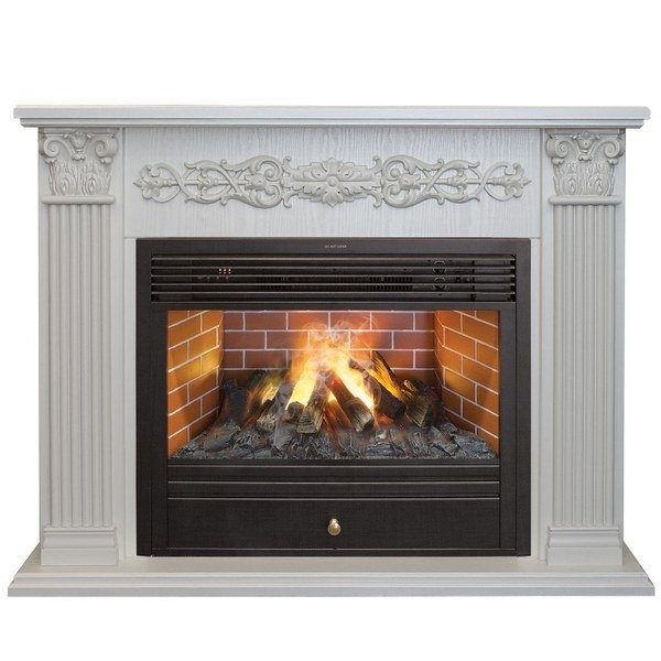 Real-Flame Milton 26 WT с очагом 3D Novara  с парогенератором пылающий камин