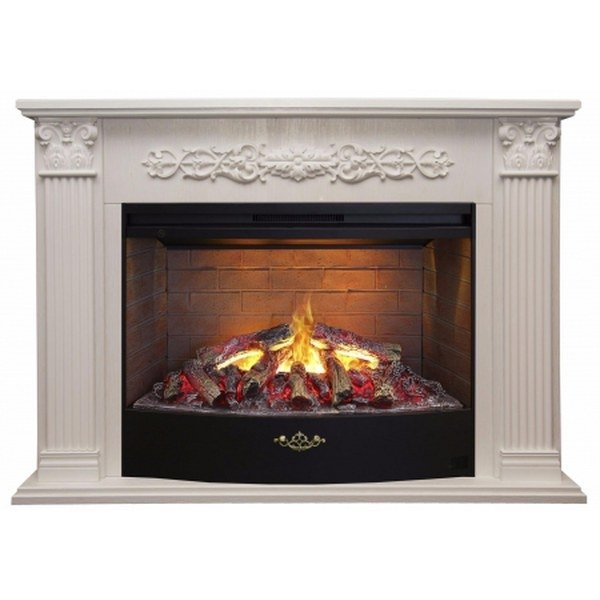 Real-Flame Milton 33 WT с очагом 3D Firestar 33 для дачи напольный электрический камин