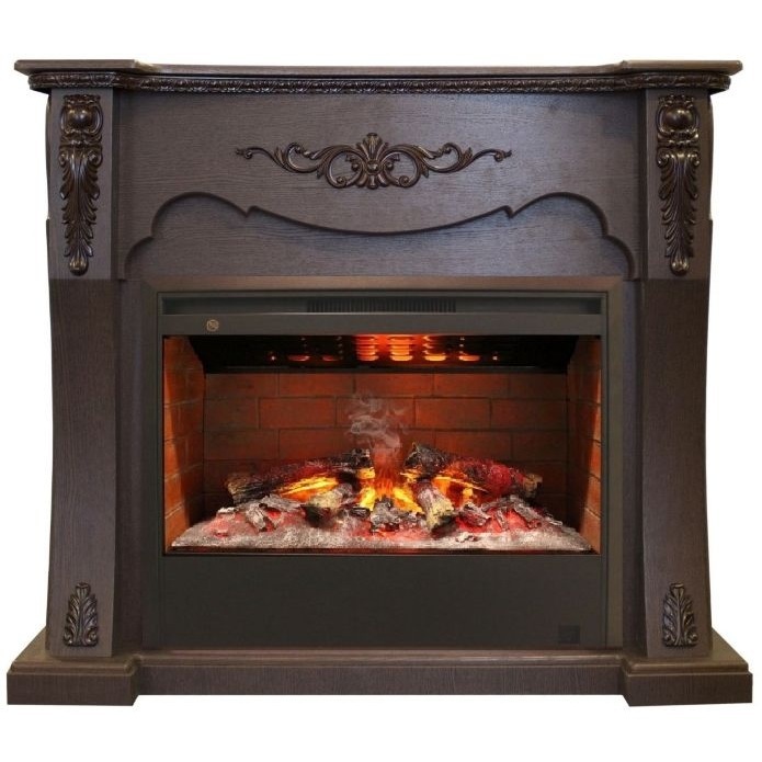 Real-Flame Olivia 25,5/26 DN с очагом 3D Helios 26 с увлажнением электрический камин с 3D-эффектом живого пламени