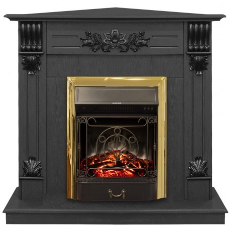 Real-Flame Ottawa corner STD/EUG DN с очагами Fobos/Majestic (BL/BR) электрокамин с классическим очагом 2D