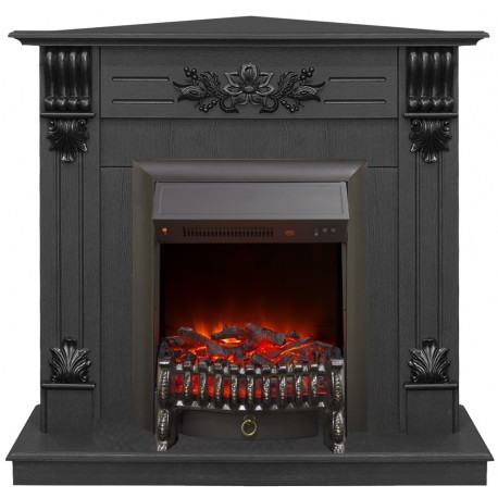 Real-Flame Ottawa corner STD/EUG DN с очагами Fobos/Majestic (BL/BR) электрокамин с классическим очагом 2D