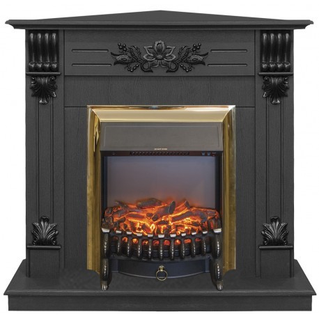 Real-Flame Ottawa corner STD/EUG DN с очагами Fobos/Majestic (BL/BR) электрокамин с классическим очагом 2D