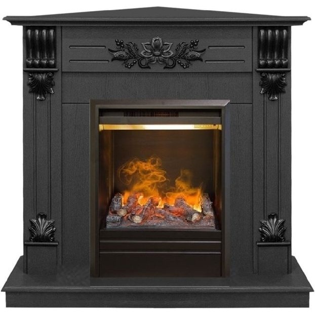 Real-Flame Ottawa corner STD/EUG DN с очагом 3D Olympic (цвет венге) угловой 3D электрокамин с увлажнением