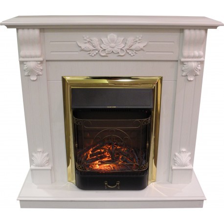 Real-Flame Ottawa corner STD/EUG WT с очагами Fobos/Majestic (BL/BR) электрокамин с классическим очагом 2D