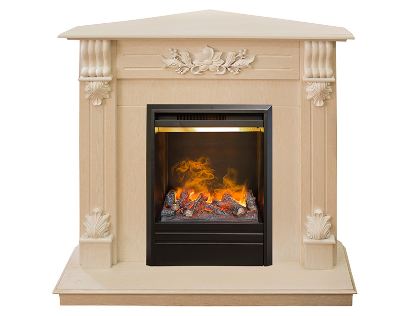 Real-Flame Ottawa corner STD/EUG WT с очагом 3D Olympic угловой электрокамин с эффектом 3D живого огня