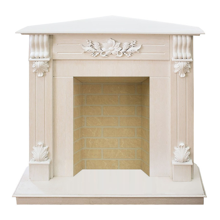 Real-Flame Ottawa corner STD/EUG WT+Вставка Brick Ottawa портал для камина