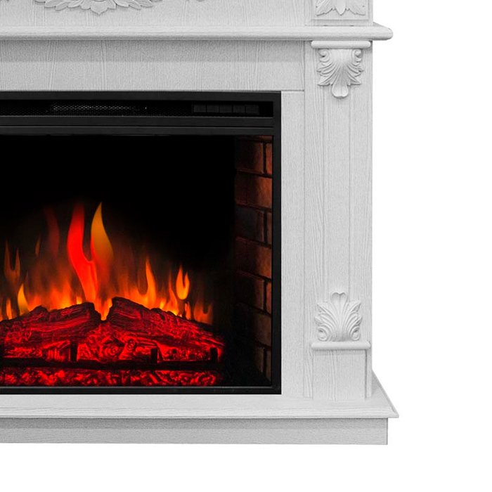 Real-Flame Philadelphia 25,5/26 WT с очагом 3D Novara вертикальный стильный электрокамин