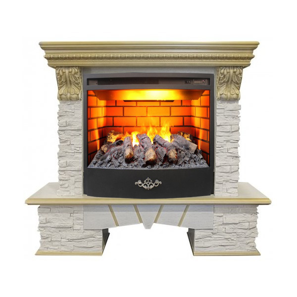Real-Flame Rockland Lux 25/25,5 WT 3D Firestar 25,5 электрокамин с широким очагом 3D