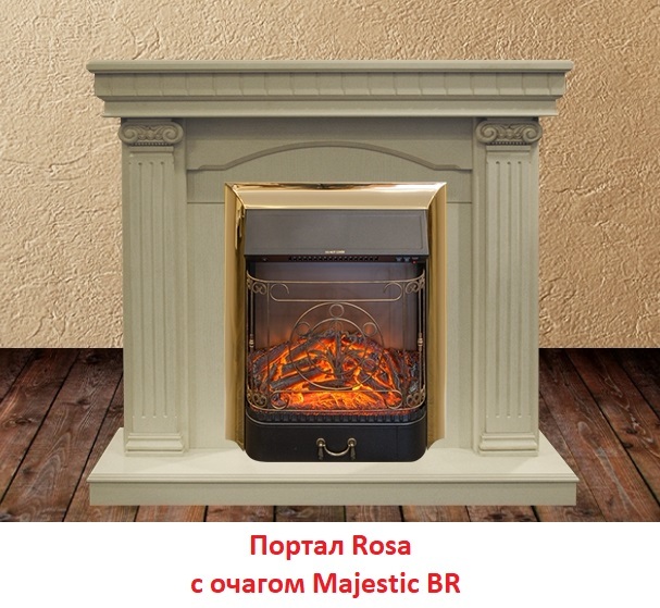 Real-Flame Rosa STD/EUG WT портал для камина
