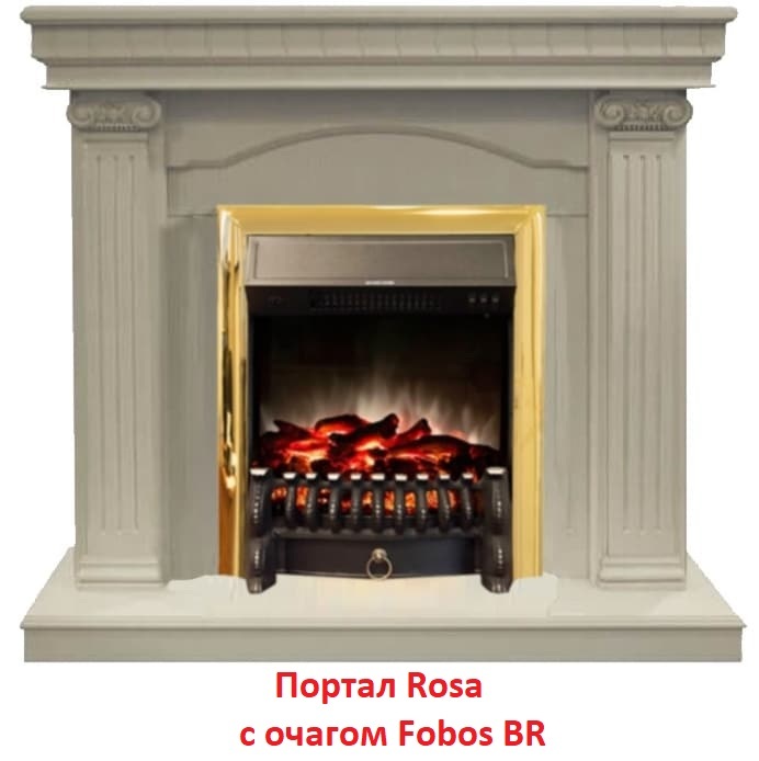 Real-Flame Rosa STD/EUG WT портал для камина