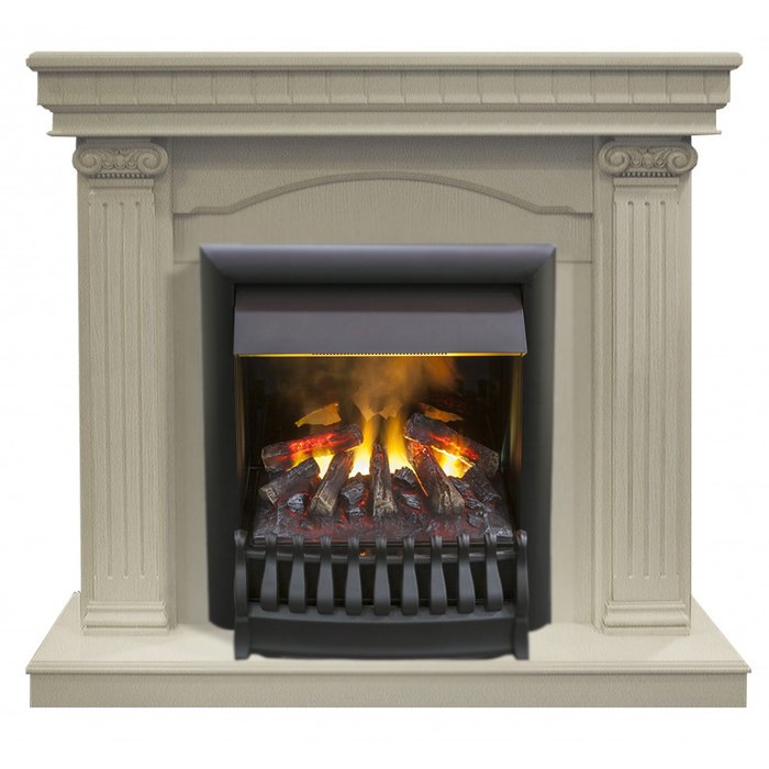 Real-Flame Rosa STD/EUG WT с очагом 3D Oregan с реалистичным пламенем легкий электрический камин